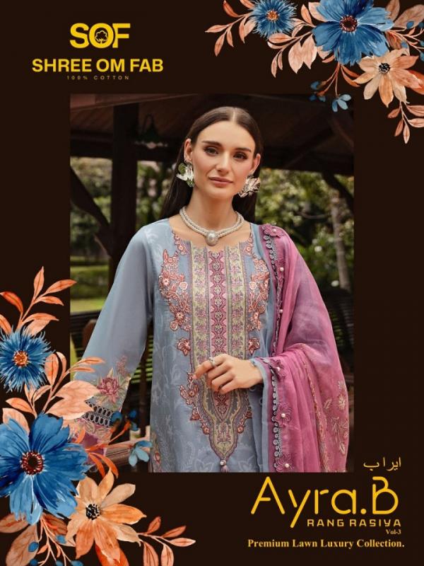 Sof Ayra B Vol-3 Karachi Dress Material